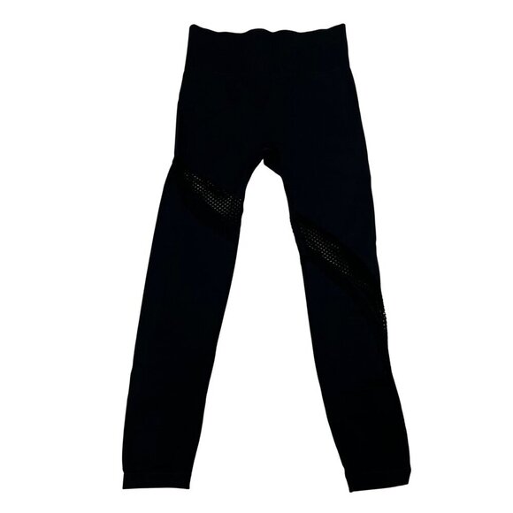 Zyia Active Womens Mesh Cut Out Leggings Black Size Small - Picture 1 of 8